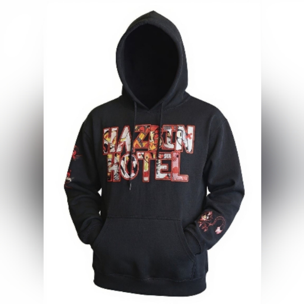Hazbin Hotel Character Logo Hoodie with Charlie Morningstar, KeeKee Size Med